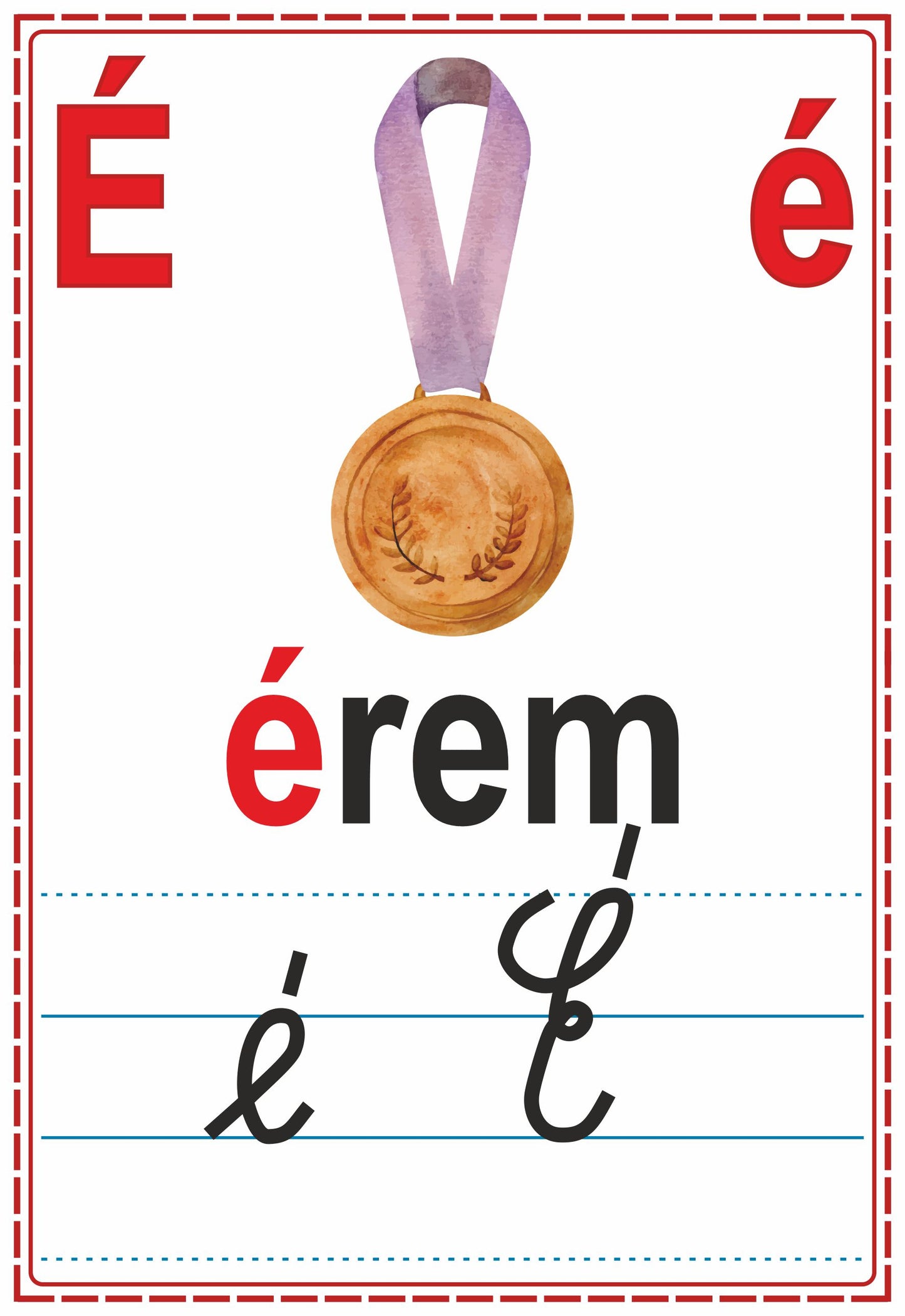 Întregul alfabet maghiar ilustrat.