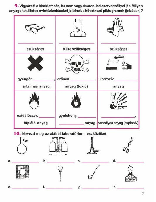 Balogh Deák Anikó, Szabó Ünige: Kémia munkafüzet a VII-VIII. osztályok számára