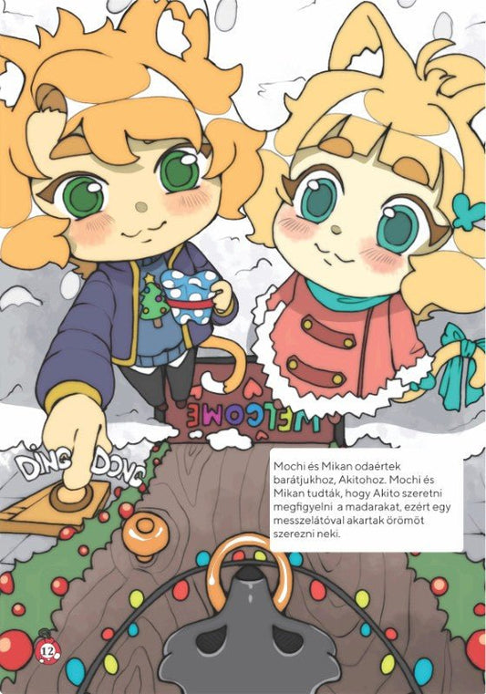 Egy karácsony Chibi országában - Mesés és kifestős könyv anime stílusban