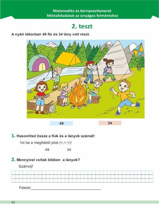Jakab Tímea, Kelemen Éva, dr. Szabó Katalin: Mintafeladatok az országos felméréshez 2. osztály, II. kötet