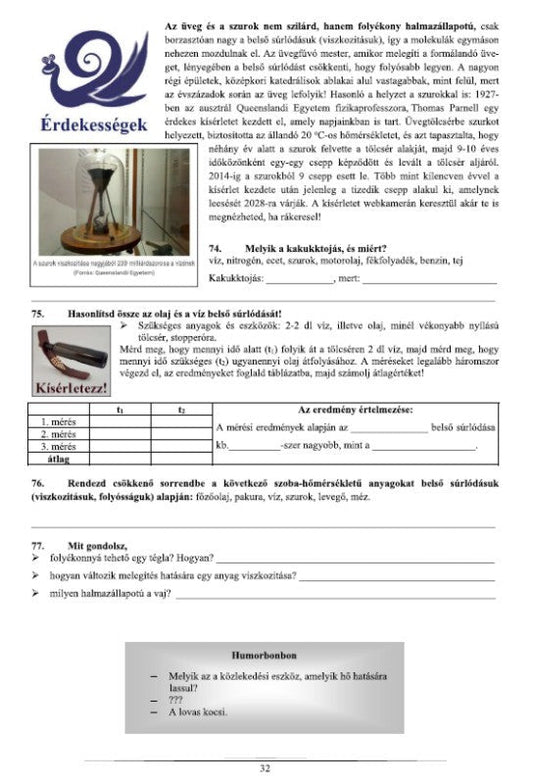 Székely Zoltán: Fizikaland, VIII. osztály