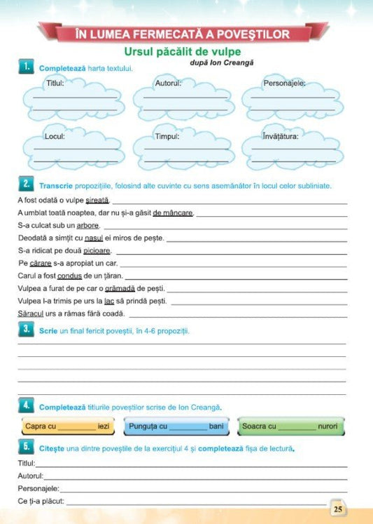 Tankó Veronika-Zita, Zahu Valéria: Caiet de exerciţii la limba şi literatura română pentru clasa a IV-a pentru școlile și secțiile cu predare în limba maghiară