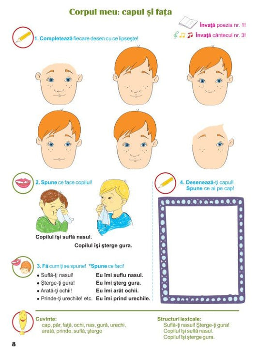 Tankó Veronika-Zita, Farkas Tünde-Jolán: Spune-mi, iubite copilaş... – előkészítő osztály