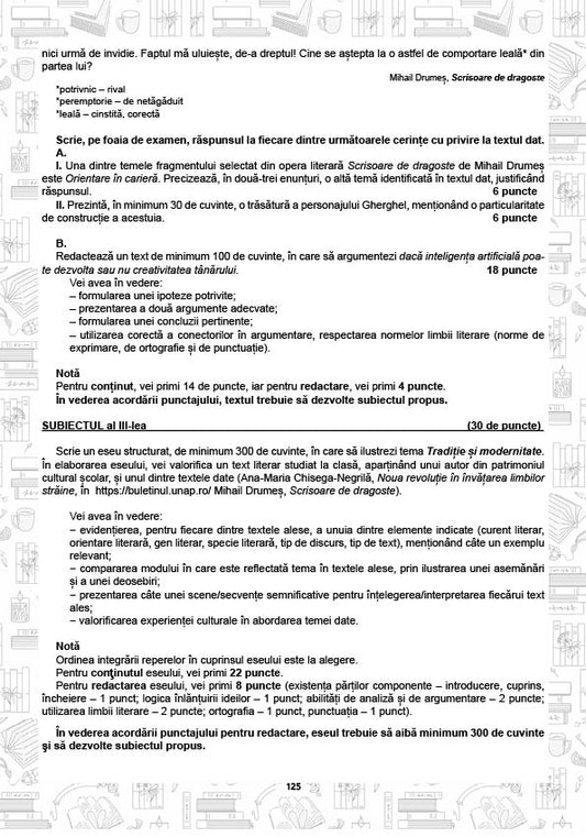 Anderco Daniela, Ballos Camelia, Bozga Anda, Bumb Viorica, Luca Laura,  dr. Maier Arnold:  Caiet de lucru pentru pregătirea examenului de bacalaureat