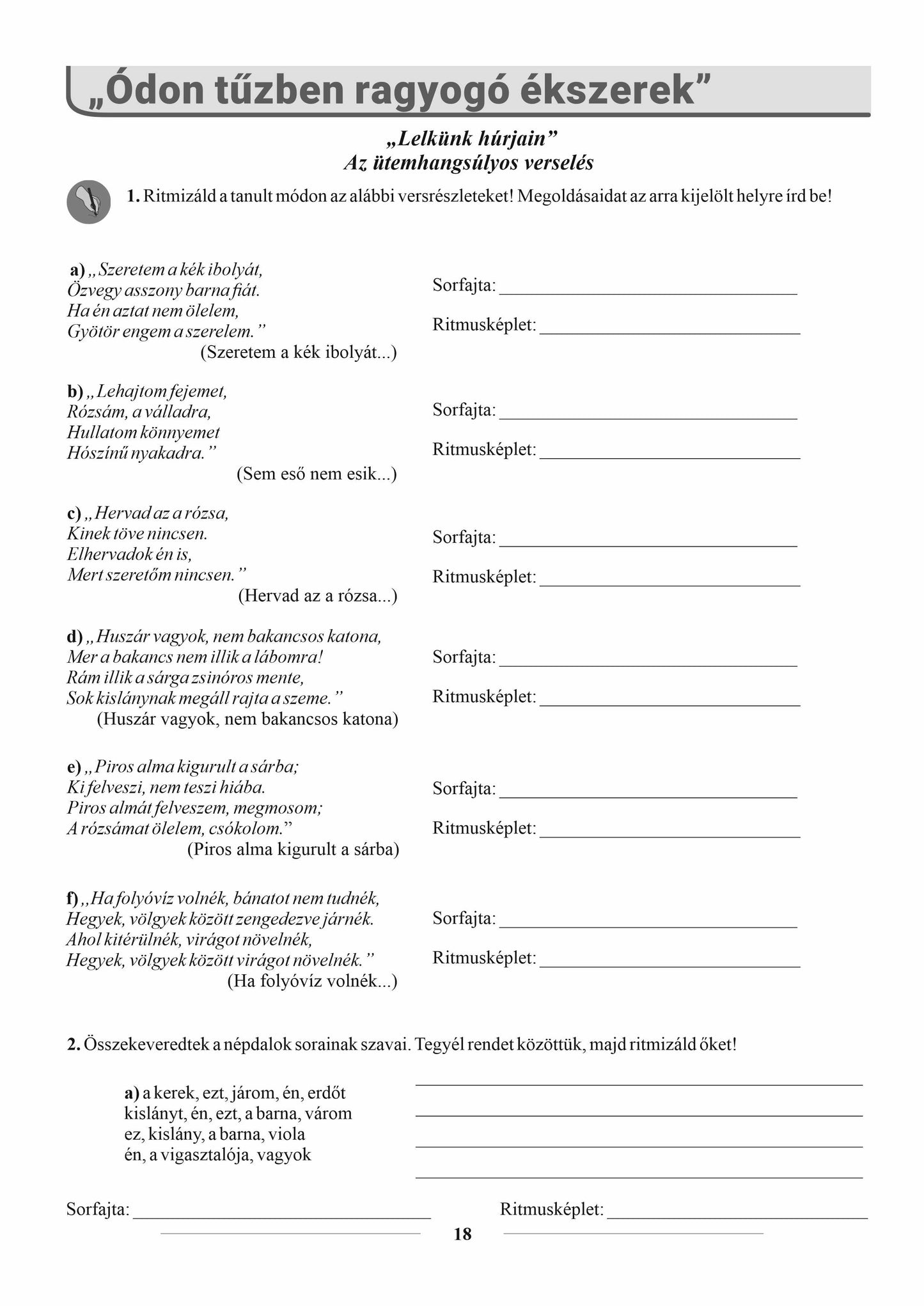 Burja-Veinberg Melinda, Jáger dr. Péter Mónika, Pap Erika-Nóra: Magyar nyelv és irodalom munkafüzet a VI. osztály számára