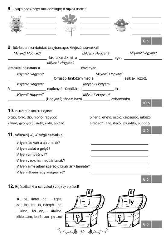 Dr. Simó Ildikó, Berei Enikő: Csodálatos világom Magyar nyelv és irodalom munkafüzet a IV. osztály számára - 2. kötet