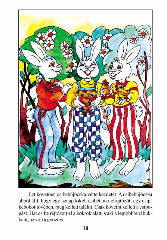 László Fecske: Iepurașul de Paști - carte de colorat