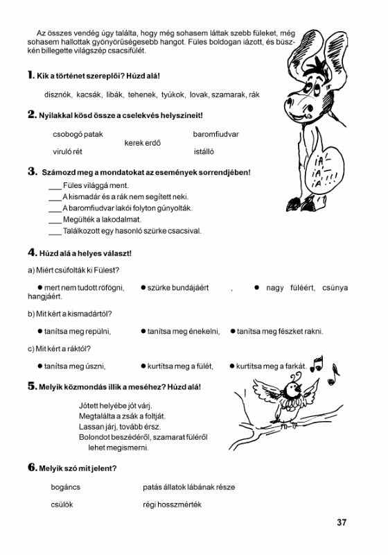 Vakációs füzet  4. osztályosoknak