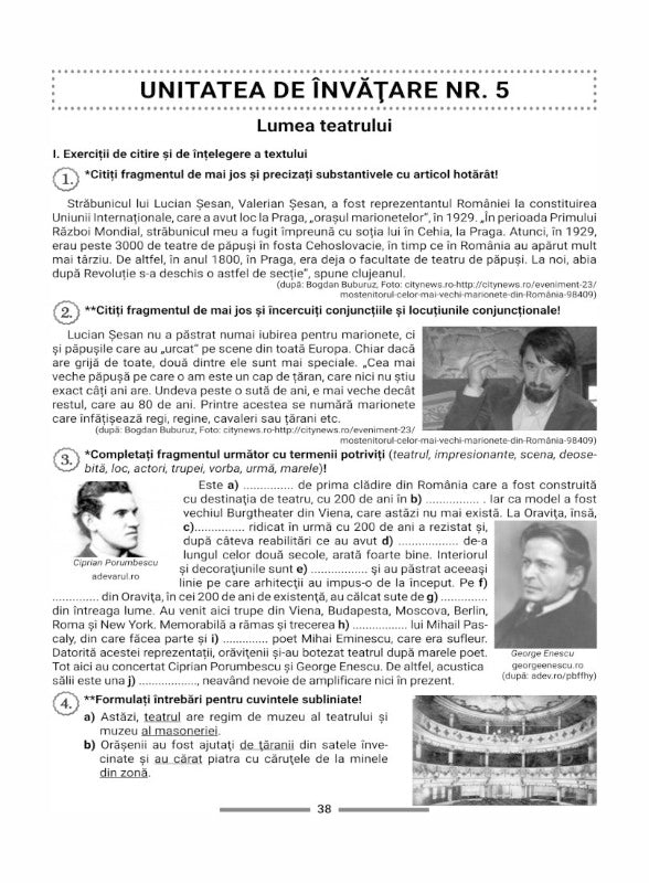 Hedwig Bartolf: CAIET  DE EXERCIȚII, clasa a VII-a