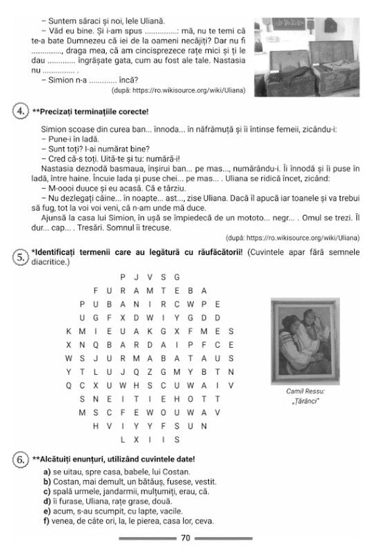 Hedwig Bartolf: CAIET DE EXERCIȚII, clasa a VIII-a