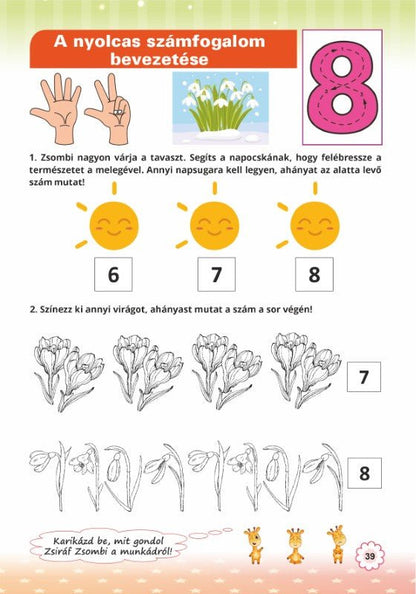 Oprișa Melinda, János Zsuzsanna: Zsiráf Zsombi a felfedező Kicsi-közép csoportos felfedezőknek