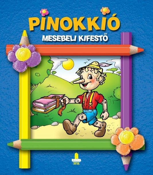 Pinocchio - carte de colorat de poveste