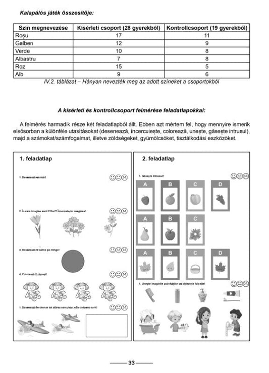 Sütő Edith Magdolna: A román nyelv tanítása interaktív módszerrel és technikákkal magyar tannyelvű óvodai csoportokban